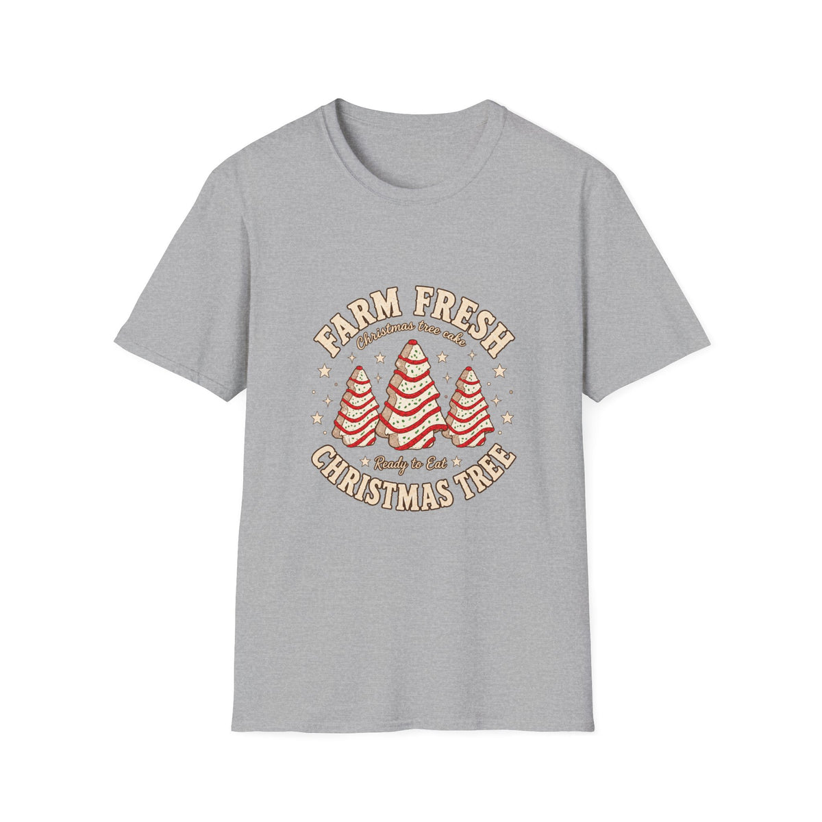 Farm Fresh Christmas Trees T-Shirt | Retro Holiday Tree Design