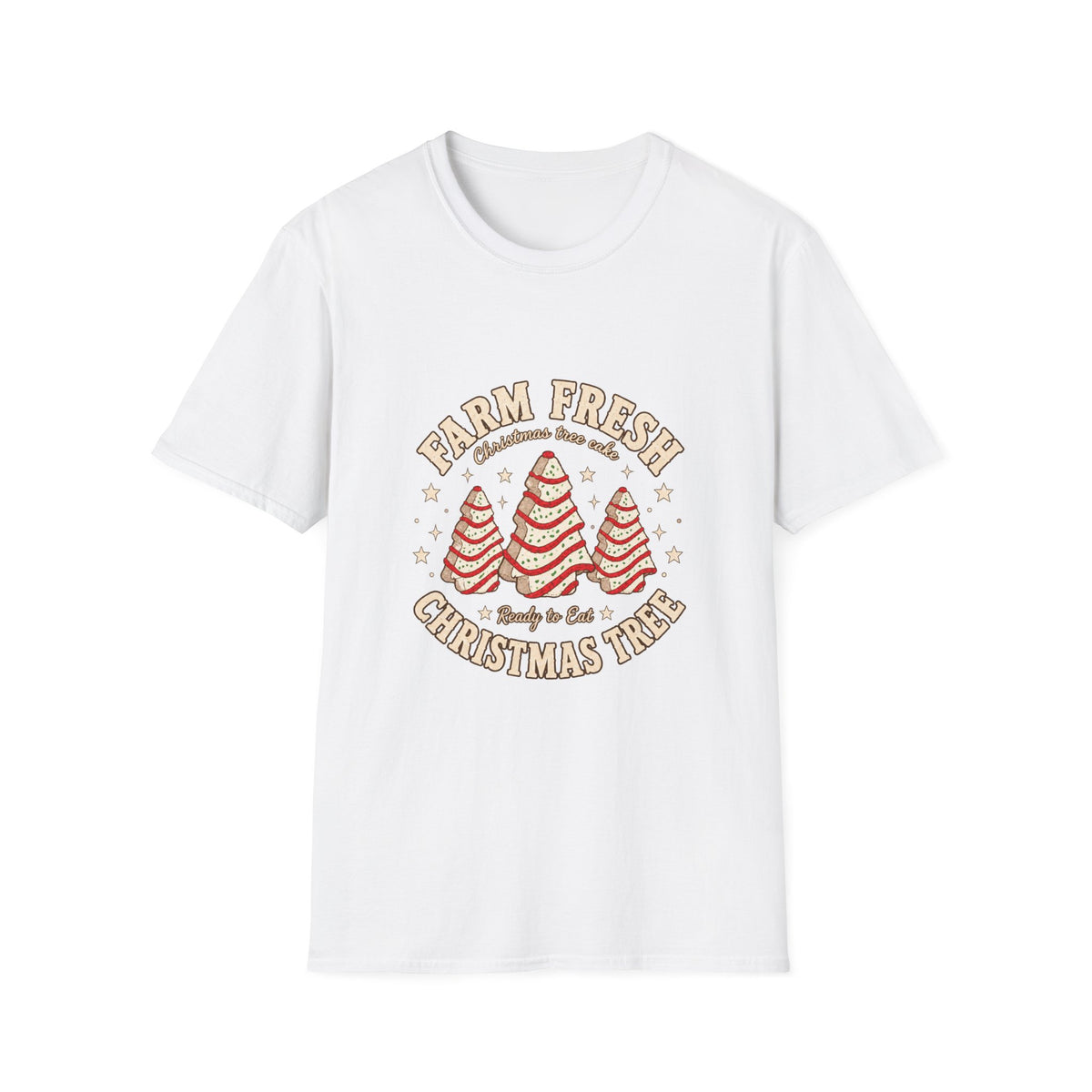 Farm Fresh Christmas Trees T-Shirt | Retro Holiday Tree Design