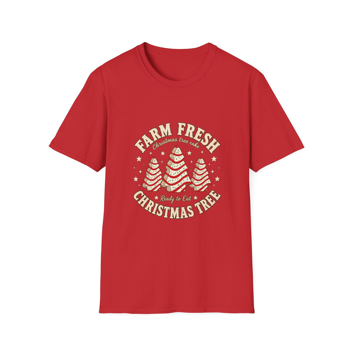 Farm Fresh Christmas Trees T-Shirt | Retro Holiday Tree Design