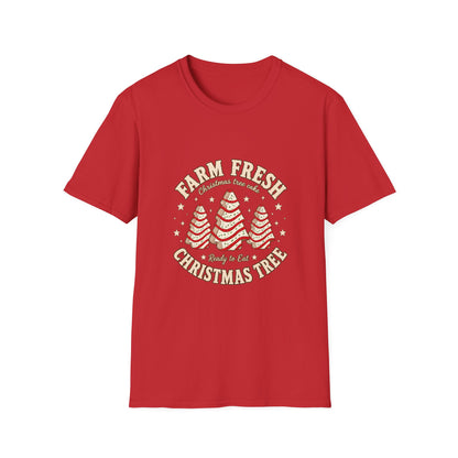 Farm Fresh Christmas Trees T-Shirt | Retro Holiday Tree Design