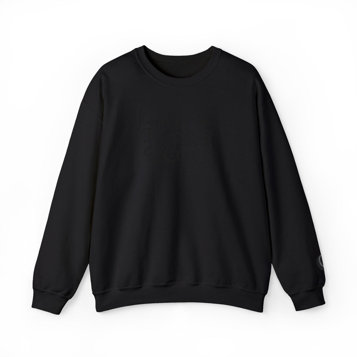 Night Shift Crew Embroidered sweatshirt | Halloween bats gothic script