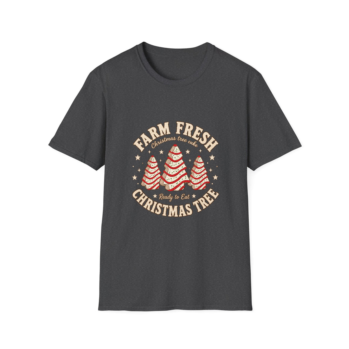 Farm Fresh Christmas Trees T-Shirt | Retro Holiday Tree Design