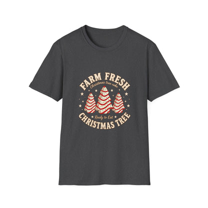 Farm Fresh Christmas Trees T-Shirt | Retro Holiday Tree Design