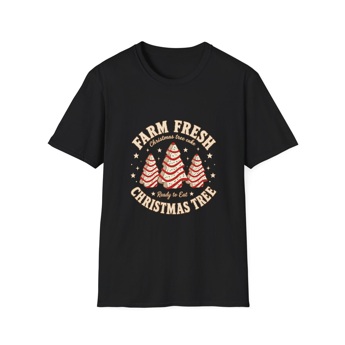 Farm Fresh Christmas Trees T-Shirt | Retro Holiday Tree Design