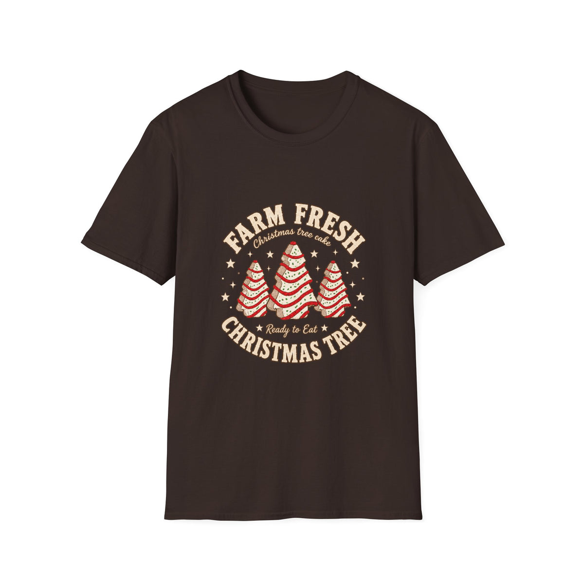 Farm Fresh Christmas Trees T-Shirt | Retro Holiday Tree Design