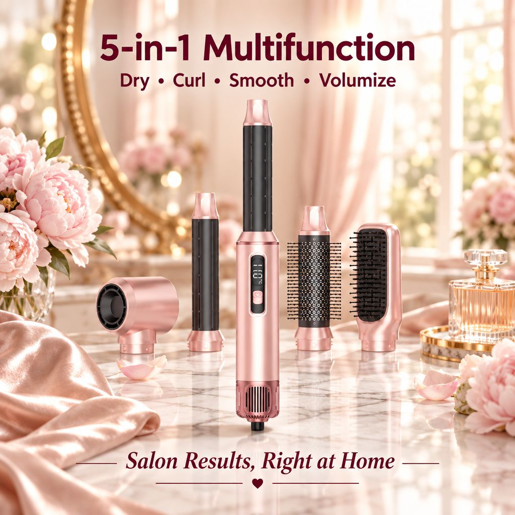 5-in-1 Multifunctional Automatic Curling Iron